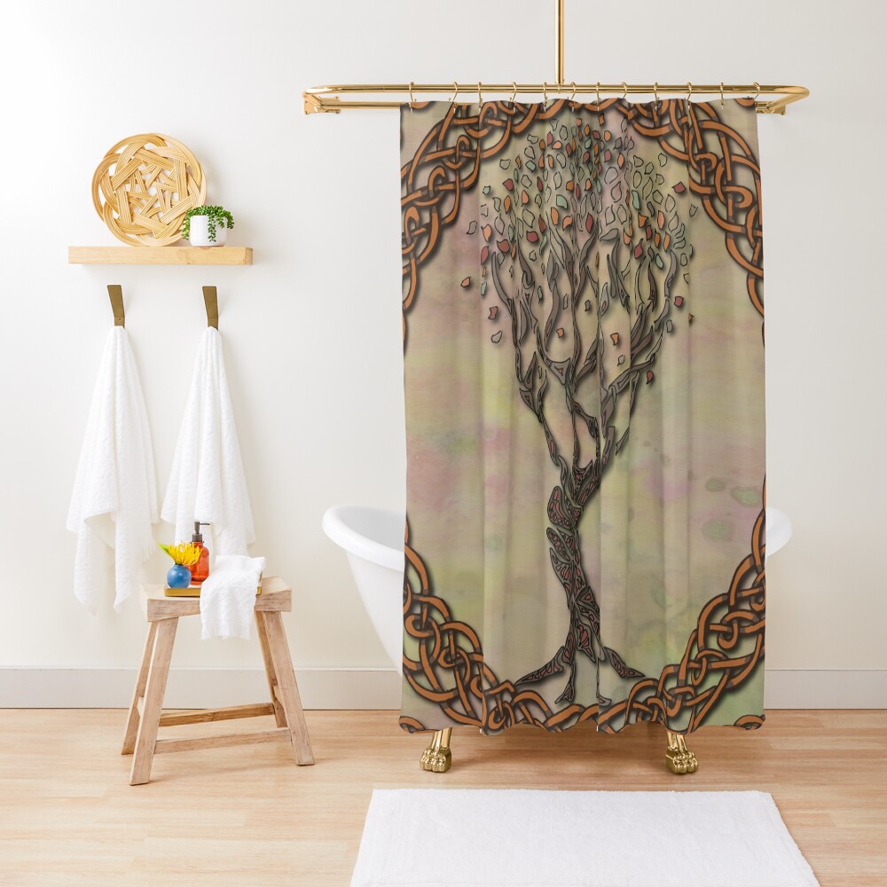 Celtic Tree of Life II Shower Curtain