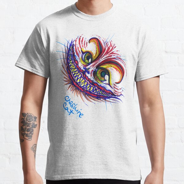 T Shirts Sur Le Theme Chat De Cheshire Redbubble