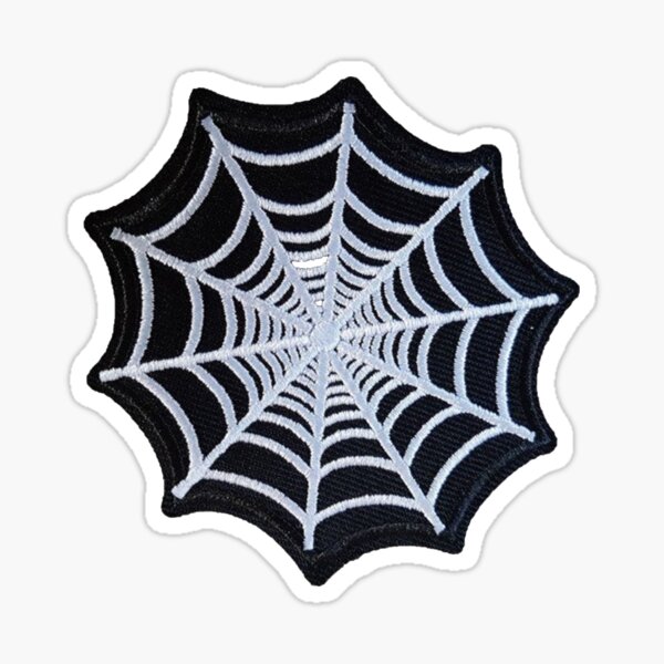 Item preview, Black Spider Web Sticker designed and sold by designolo.