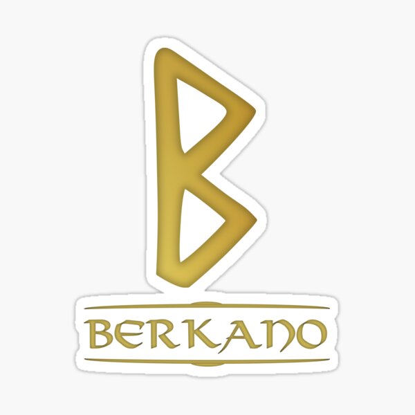 Artikel-Vorschau von Berkano - Rune / Älteres Futhark / Serie aus 24 Runen, designt und verkauft von madrigenum.