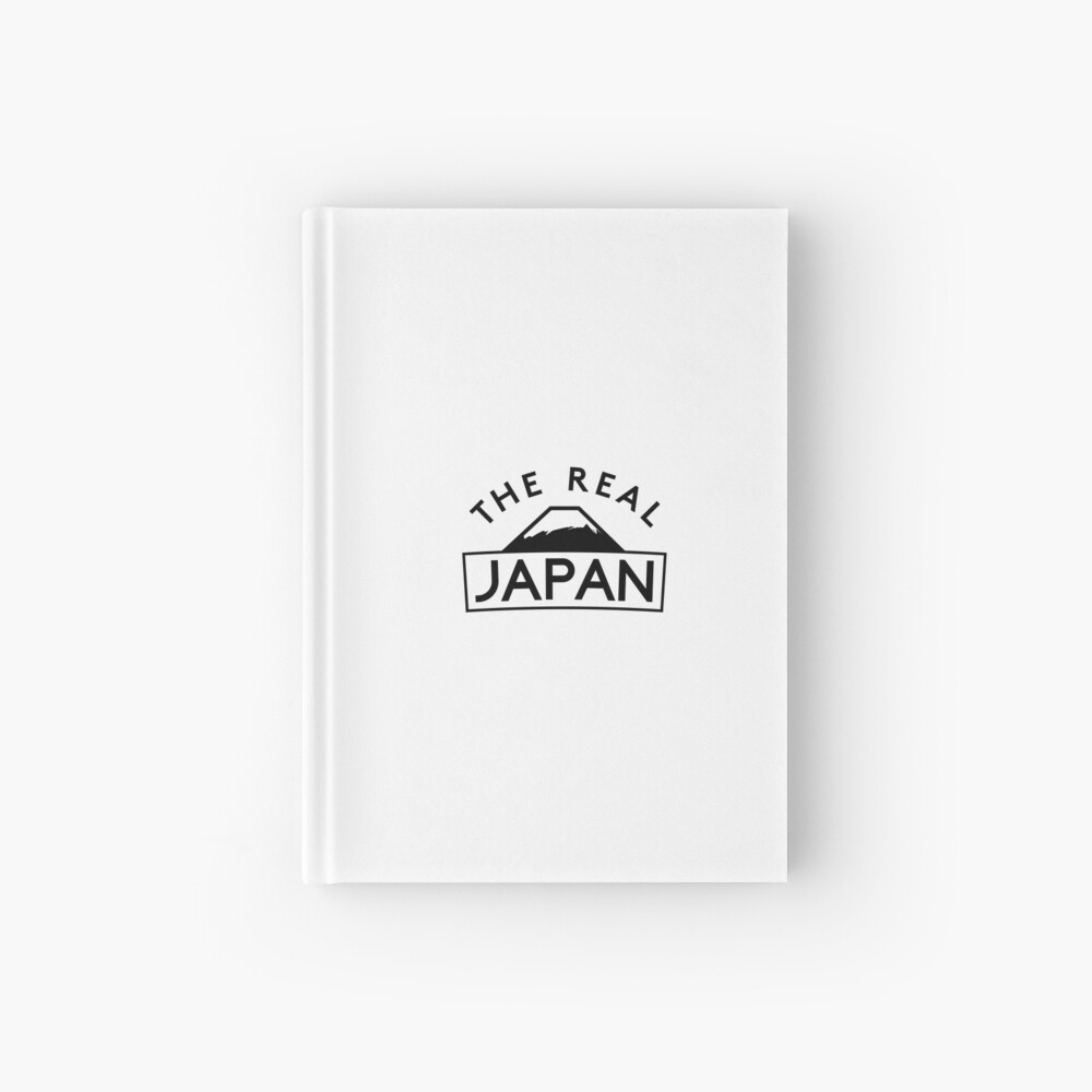 The Real Japan Logo Black Hardcover Journal
