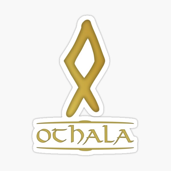 Artikel-Vorschau von Othala - Rune / Älteres Futhark / Serie aus 24 Runen, designt und verkauft von madrigenum.