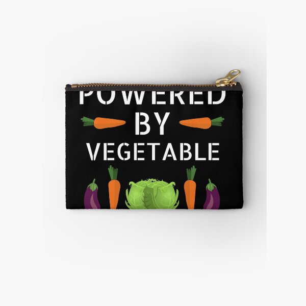 Item preview, A funny vegetable quote for vegetarians. "Powered by vegetable" quote designed and sold by GR-ART.