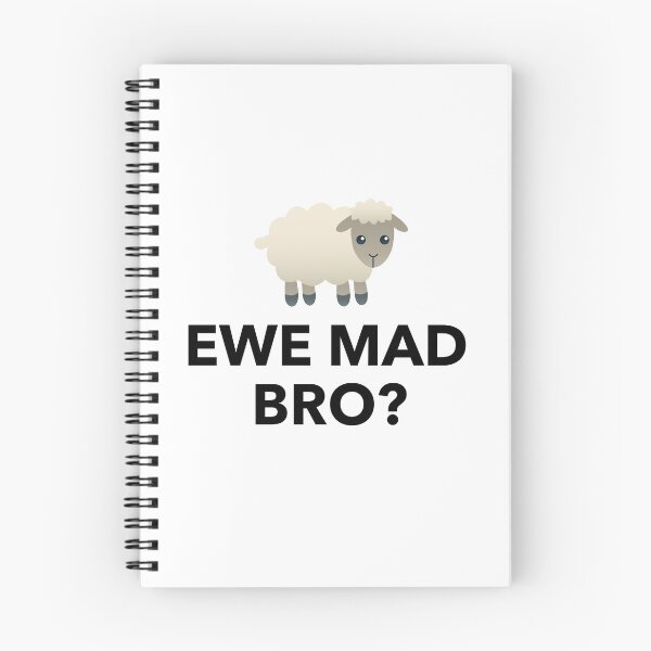 Item preview, Ewe Mad Bro? Sheep - I Love Sheep designed and sold by JukeLox.