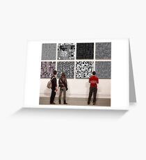 Eight Abstracts Greeting Card