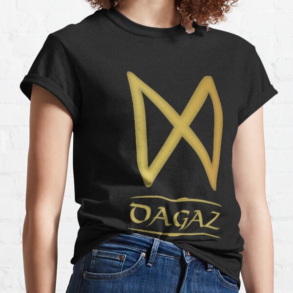 Dagaz - Rune / Älteres Futhark / Serie aus 24 Runen Classic T-Shirt
