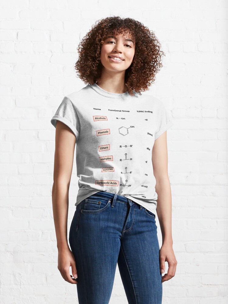 Alternate view of Organic Compounds of Oxygen – Chemistry Classic T-Shirt