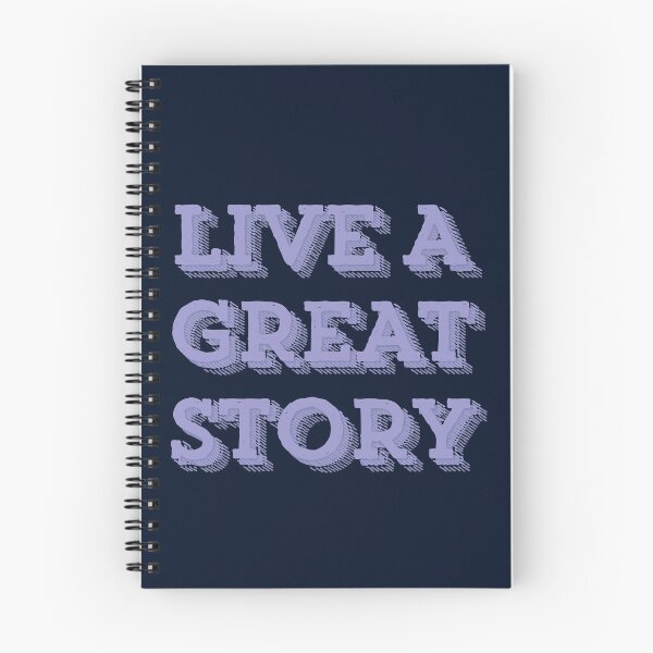 Item preview, Live A Great Story - Purple designed and sold by madtoyman.