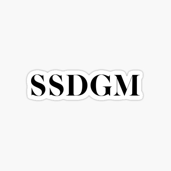 SSDGM Pegatina