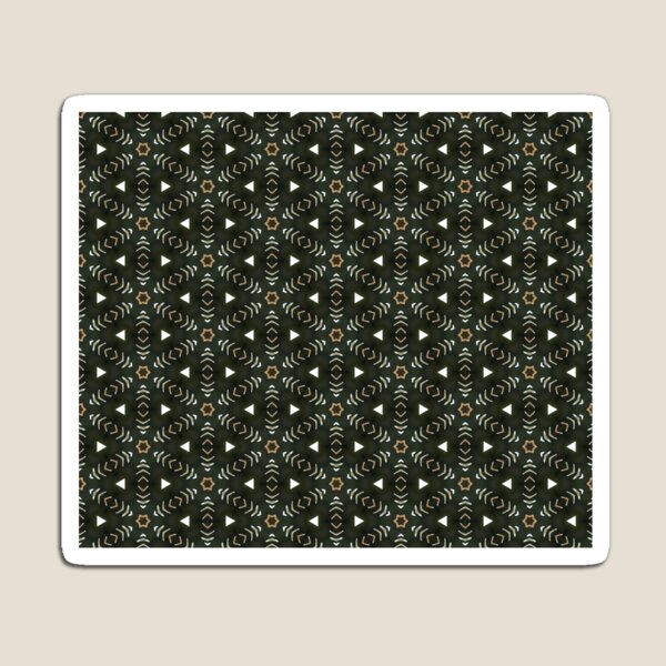 Item preview, Dark colors geometrical abstract expressionism pattern by Code03 designed and sold by Code03.
