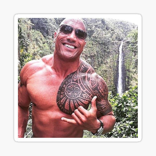 Dwayne Egg Johnson Sticker for Sale by aliyahwood