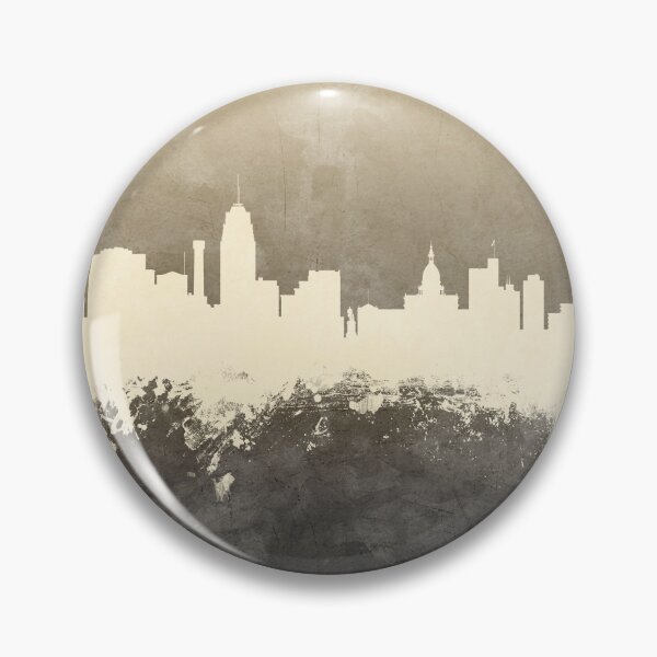 Item preview, Lansing Michigan Skyline designed and sold by ArtPrints.