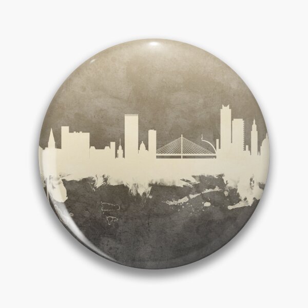 Item preview, Liege Belgium Skyline designed and sold by ArtPrints.