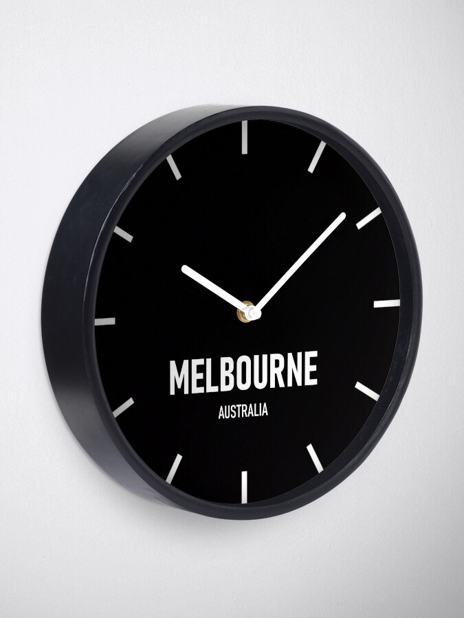 "Melbourne Time Newsroom " Clock for Sale by Timecheck Redbubble