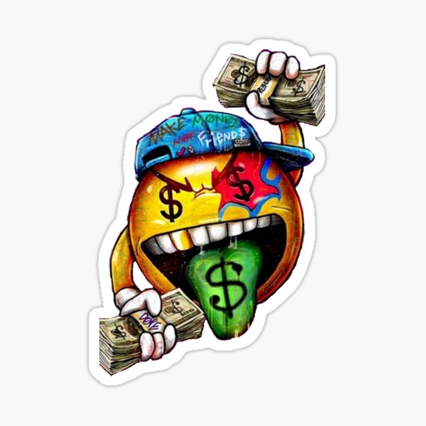 Money Emoji Stickers for Sale