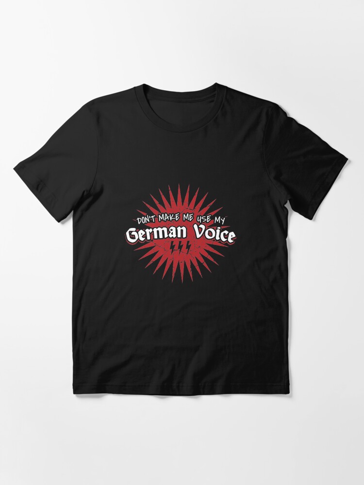 Alternative Ansicht von Don't Make Me Use My German Voice - Language Teacher Essential T-Shirt