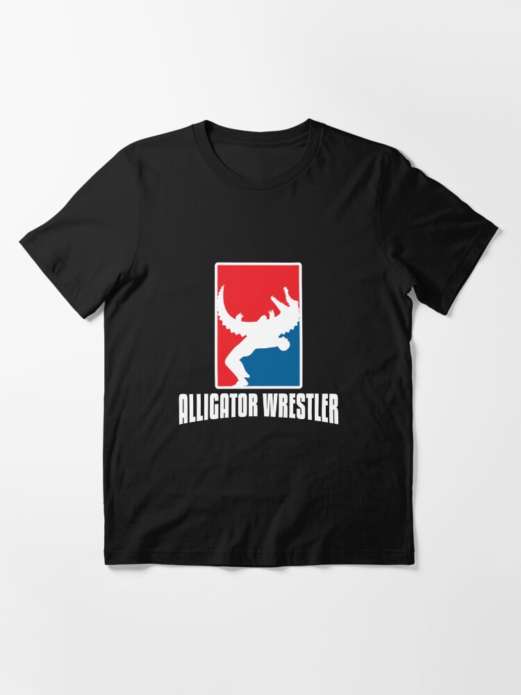 Alternate view of Alligator Wrestler - Reptile Party Alligator Essential T-Shirt