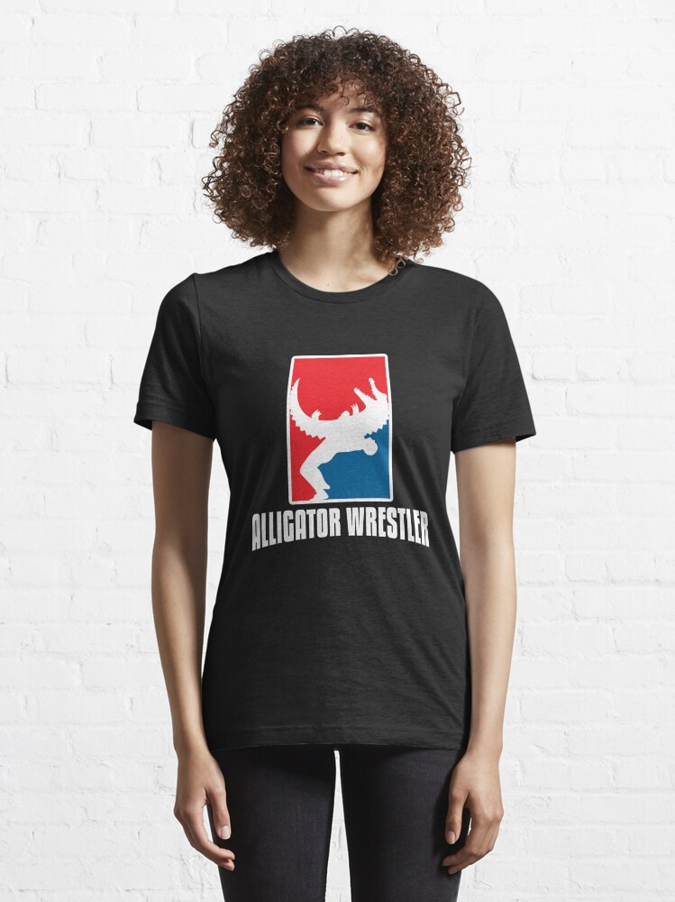Alternate view of Alligator Wrestler - Reptile Party Alligator Essential T-Shirt