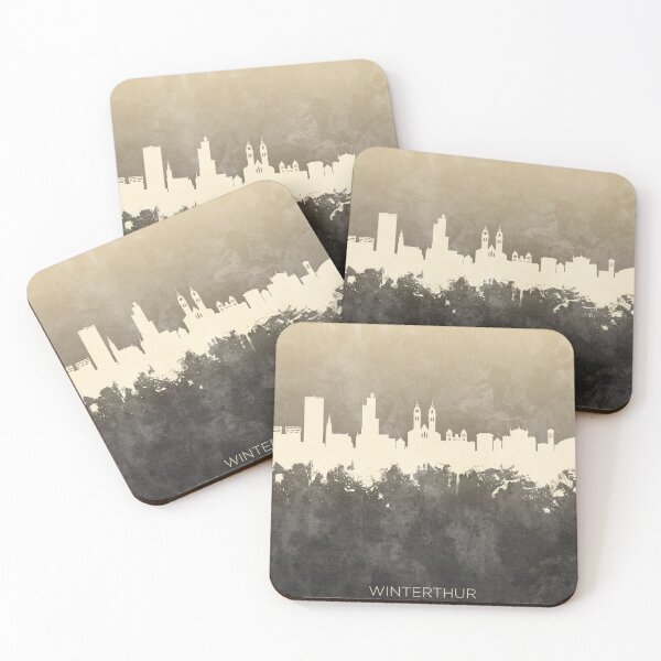 Item preview, Winterthur Switzerland Skyline designed and sold by ArtPrints.
