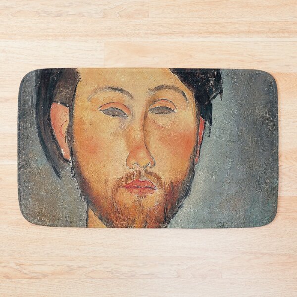 Item preview, Vintage male Portrait painting by  Amedeo Modigliani (Italian, Livorno 1884–1920 Paris) designed and sold by Vintage Designs +.