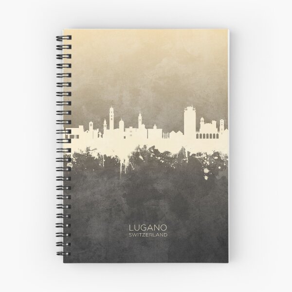 Item preview, Lugano Switzerland Skyline designed and sold by ArtPrints.