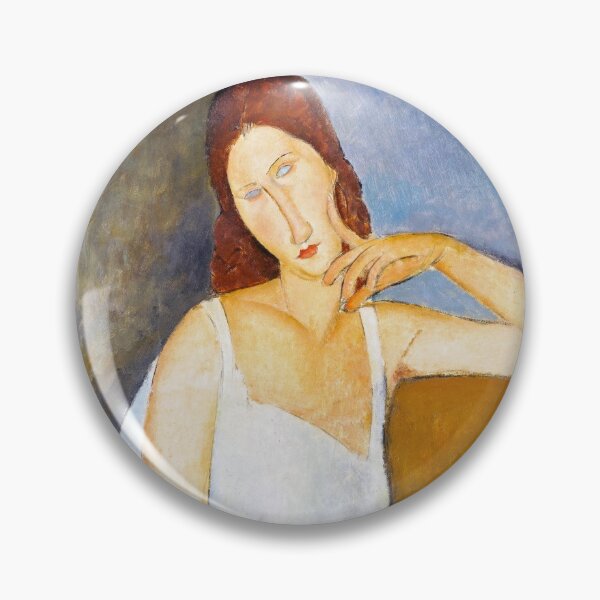 Item preview, Vintage Portrait painting by  Amedeo Modigliani (Italian, Livorno 1884–1920 Paris) designed and sold by Vintage Designs +.