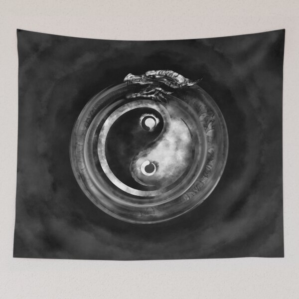 Item preview, Ouroboros Yin - Yang designed and sold by k9printart.