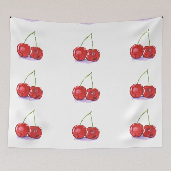 Item preview, cherry, juicy cherry, glare of cherry, artwork designed and sold by Viktoriia Trubiichuk.