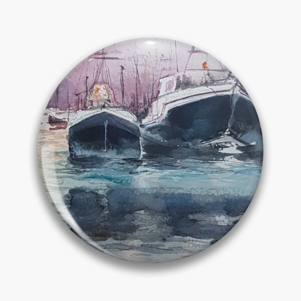 Item preview, Boats in a Safe Port designed and sold by Artistinrome.