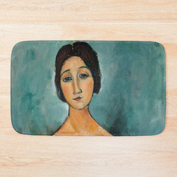Item preview, Vintage Portrait painting by  Amedeo Modigliani (Italian, Livorno 1884–1920 Paris) designed and sold by Vintage Designs +.