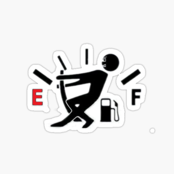 Funny Fuel Gauge Sticker
