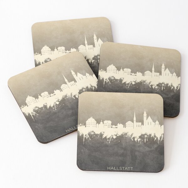 Item preview, Hallstatt Austria Skyline designed and sold by ArtPrints.