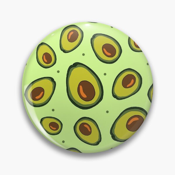 Item preview, Green Avocado Fruits Pattern designed and sold by HotHibiscus.