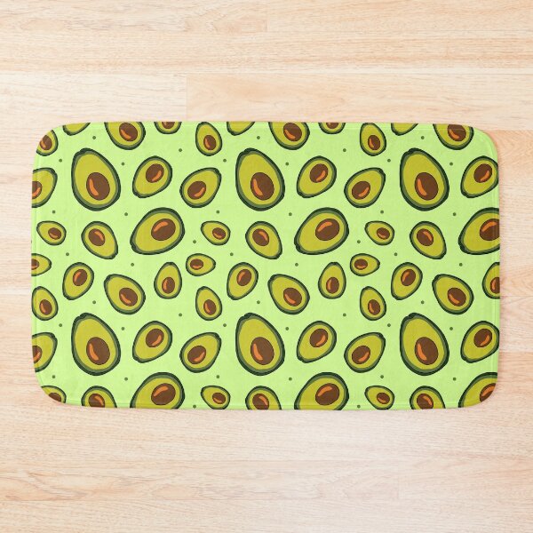 Item preview, Green Avocado Fruits Pattern designed and sold by HotHibiscus.