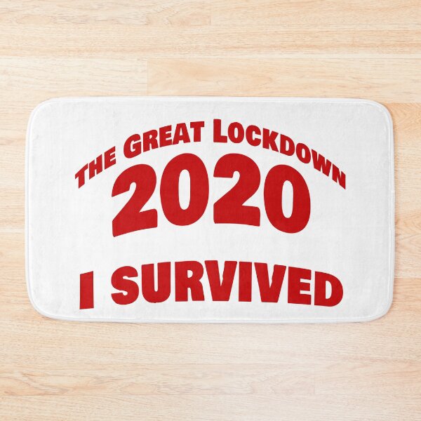 Item preview, I survived the great lockdown designed and sold by masterchef-fr.