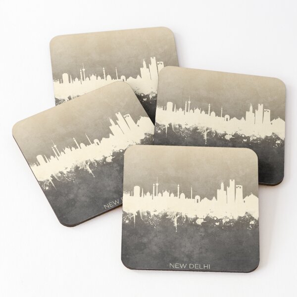 Item preview, New Delhi India Skyline designed and sold by ArtPrints.