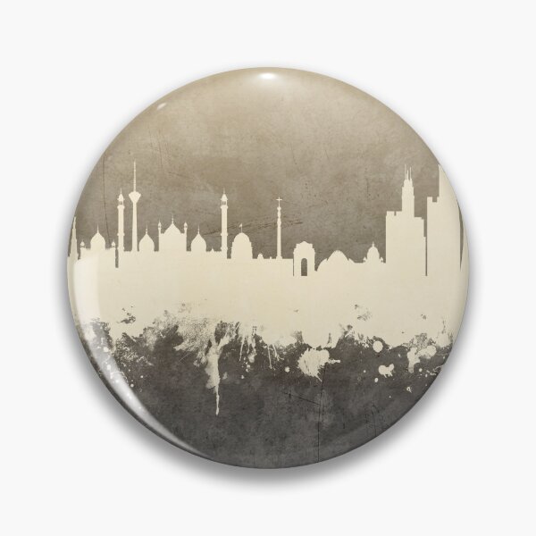 Item preview, New Delhi India Skyline designed and sold by ArtPrints.