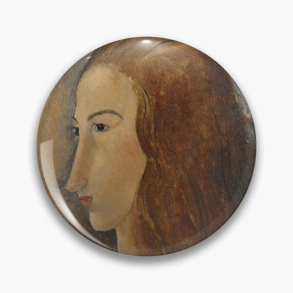 Item preview, Vintage Portrait painting by  Amedeo Modigliani (Italian, Livorno 1884–1920 Paris) designed and sold by Vintage Designs +.