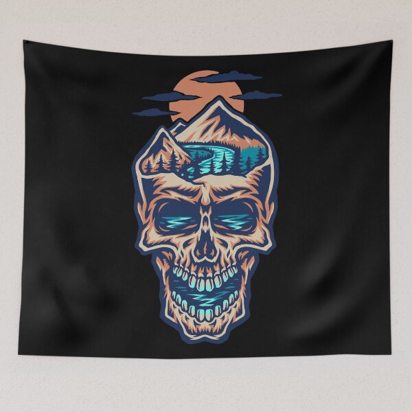 Item preview, Mountain Head Skull designed and sold by Vector Scout Lab.