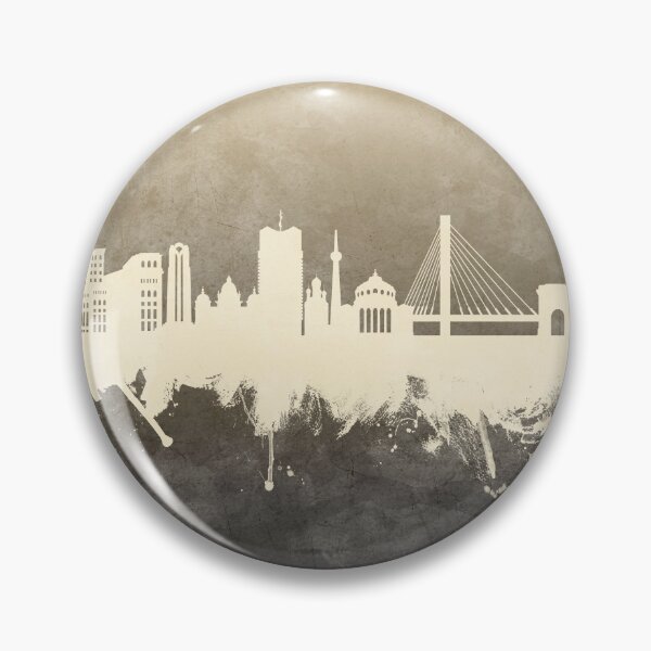 Item preview, Bucharest Romania Skyline designed and sold by ArtPrints.