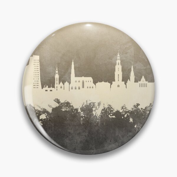 Item preview, Groningen The Netherlands Skyline designed and sold by ArtPrints.