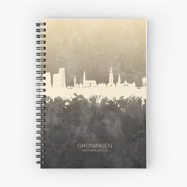Item preview, Groningen The Netherlands Skyline designed and sold by ArtPrints.