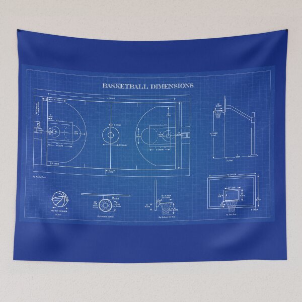 Item preview, Basketball Dimensions. Blueprint - English designed and sold by BGALAXY.