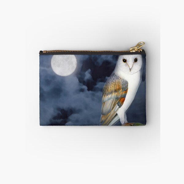 Item preview, Barn Owl in Moonlight Watercolour Painting Artwork designed and sold by Alison Langridge.