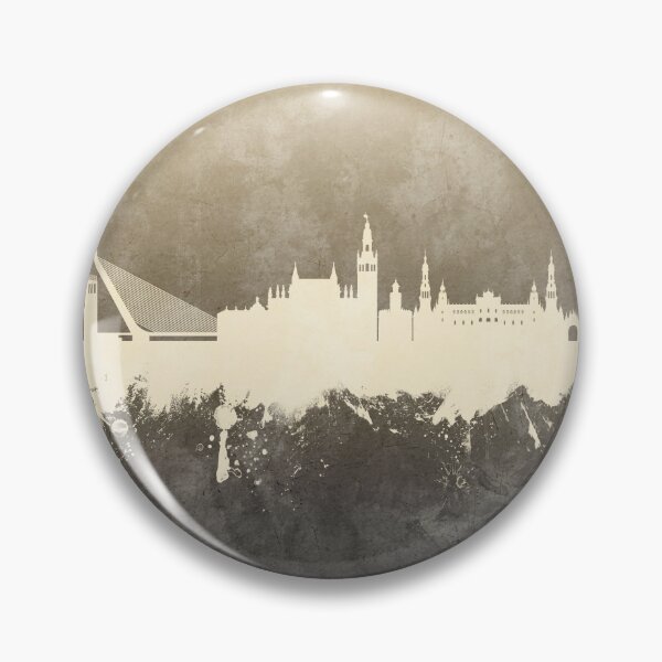 Item preview, Sevilla Spain Skyline designed and sold by ArtPrints.