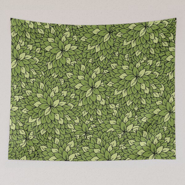 Item preview, Beautiful Green Leaves Nature Pattern designed and sold by Vector Scout Lab.