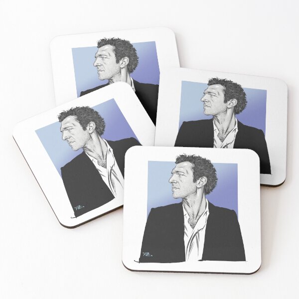 Item preview, Vincent Cassel - An illustration by Paul Cemmick designed and sold by TIGERDAVER.