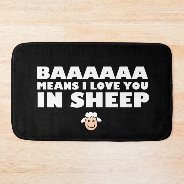 Item preview, Baaaa Means I Love You In Sheep - Funny I Love Sheep - Ewe Mad Bro designed and sold by JukeLox.