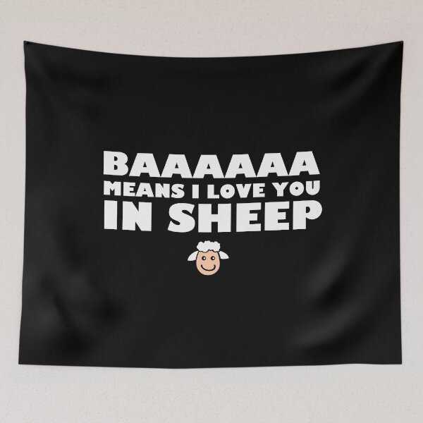 Item preview, Baaaa Means I Love You In Sheep - Funny I Love Sheep - Ewe Mad Bro designed and sold by JukeLox.