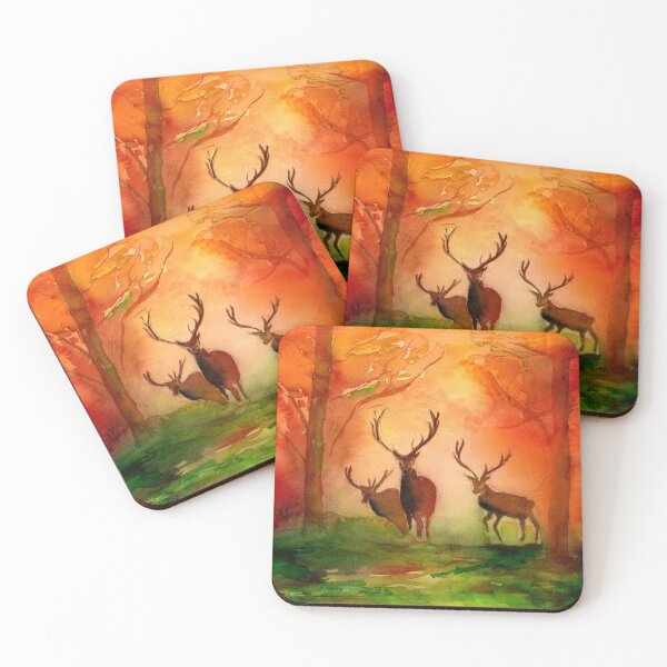 Item preview, Autumn Woodland Watercolour Painting designed and sold by Alison Langridge.